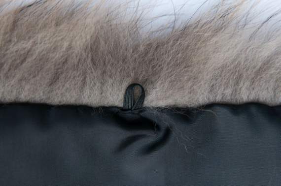 Customized Raccoon Fur Collar For Hood 