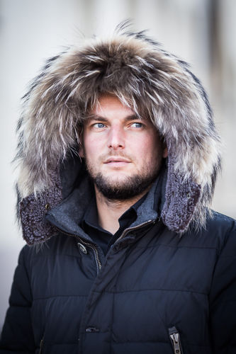 Man’s Genuine Rabbit Fur Trapper Hat