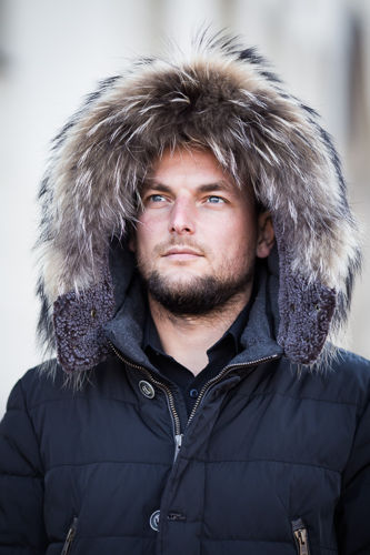 Man’s Genuine Rabbit Fur Trapper Hat