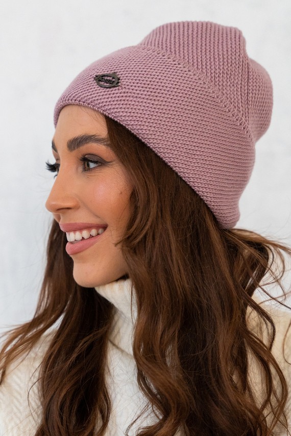 Women’s angora hat in white