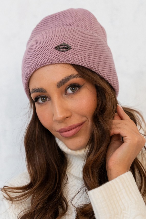 Women’s angora hat in white