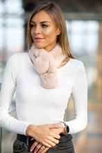 Diane Knitted Rex Rabbit Fur Scarf