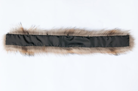 Genuine Raccoon Dog Fur Hood Band