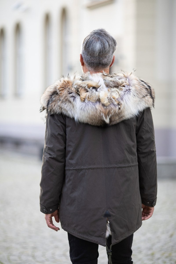 Man’s Genuine Rabbit Fur Trapper Hat