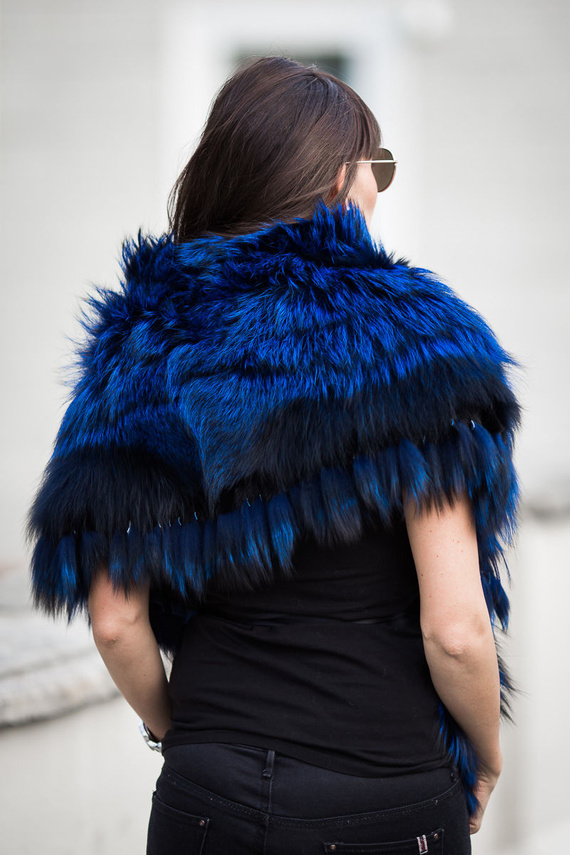 Woman’s Genuine Chinchilla Fur Stole