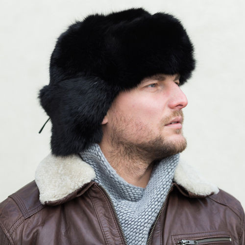 Man’s Genuine Fur Trapper Hat 