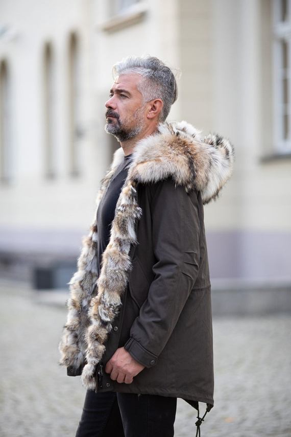 Man’s Genuine Rabbit Fur Trapper Hat