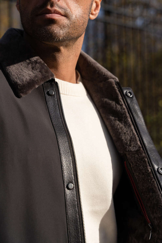 Man’s Jacket with shearling lining 