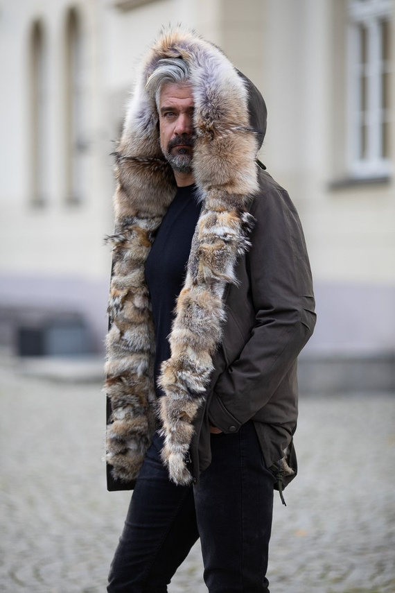 Man’s Genuine Rabbit Fur Trapper Hat